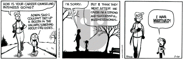 Grand Avenue on Saturday February 28, 2004 Comic Strip