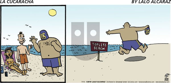 La Cucaracha - Sunday July 13, 2014 Comic Strip