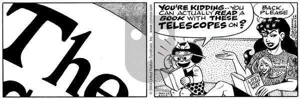Nancy on Thursday May 27, 2004 Comic Strip