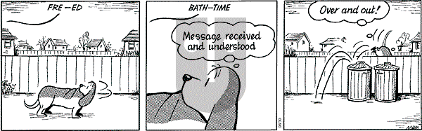 Fred Basset on Saturday August 30, 2003 Comic Strip