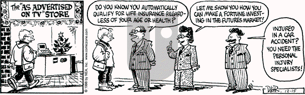 Betty on Tuesday December 15, 1998 Comic Strip