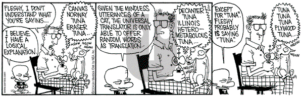 Monty on Thursday August 12, 2004 Comic Strip
