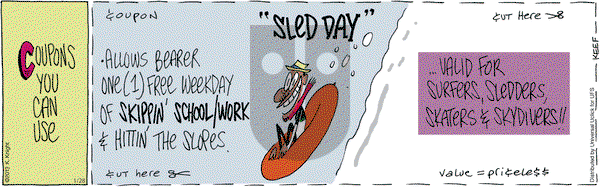 The Knight Life on Monday January 28, 2013 Comic Strip