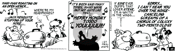 Over the Hedge on Thursday May 8, 1997 Comic Strip