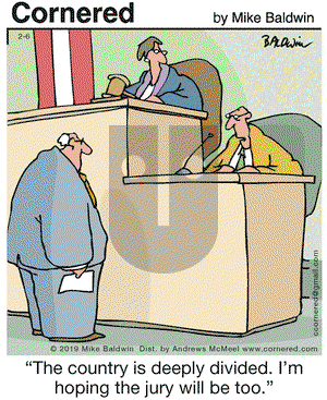 Cornered on Wednesday February 6, 2019 Comic Strip
