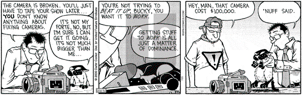 Get Fuzzy on Thursday July 20, 2000 Comic Strip