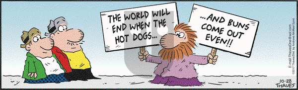 Frank and Ernest on Saturday October 28, 2017 Comic Strip