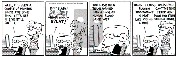 FoxTrot on Friday April 24, 1998 Comic Strip