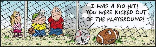 Frank and Ernest on Monday July 2, 2018 Comic Strip