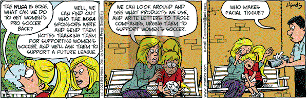 Cleats on Tuesday September 30, 2003 Comic Strip