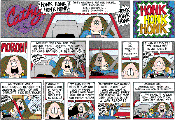 Cathy Classics - Sunday March 13, 2011 Comic Strip