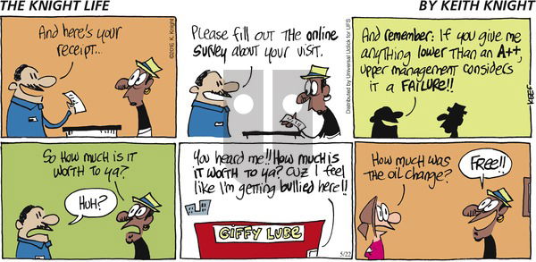 The Knight Life on Sunday May 22, 2016 Comic Strip
