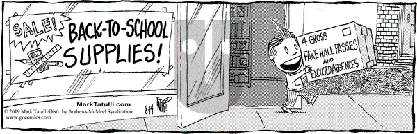 Lio on Wednesday August 14, 2019 Comic Strip