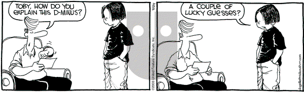 The Buckets on Thursday April 24, 2003 Comic Strip