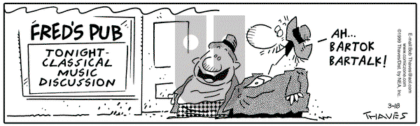 Frank and Ernest - Thursday March 18, 1999 Comic Strip