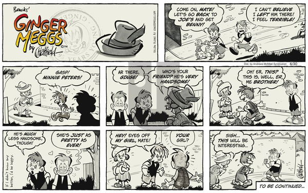 Ginger Meggs - Sunday June 30, 2024 Comic Strip