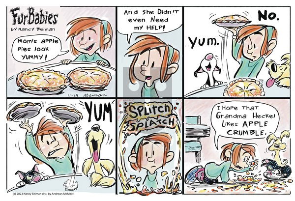 FurBabies - Sunday November 19, 2023 Comic Strip