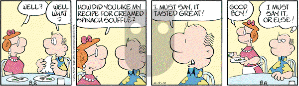 Drabble on Monday April 9, 2012 Comic Strip