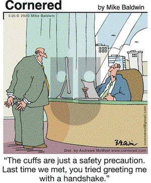 Cornered on Monday May 25, 2020 Comic Strip