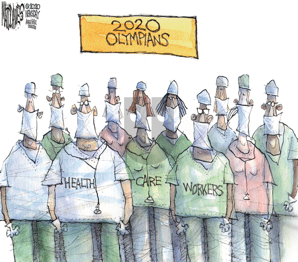 Matt Davies on Wednesday March 25, 2020 Comic Strip