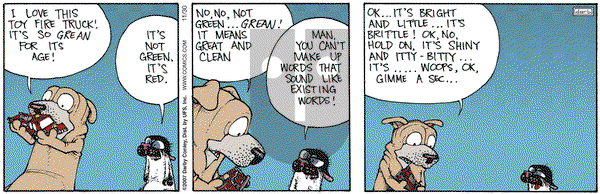 Get Fuzzy on Friday November 30, 2007 Comic Strip