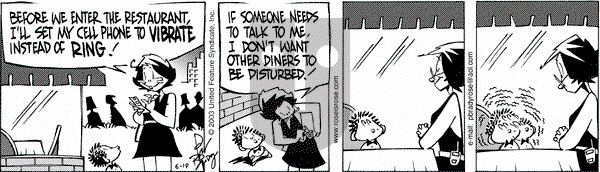 Rose is Rose on Thursday June 19, 2003 Comic Strip