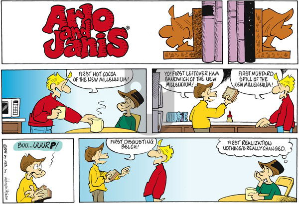 Arlo and Janis on Sunday January 2, 2000 Comic Strip