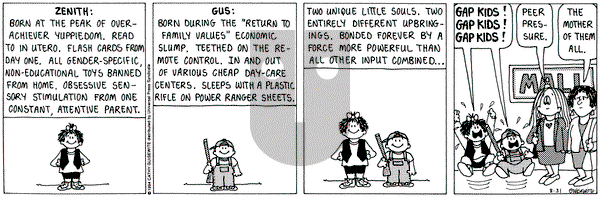 Cathy Classics on Wednesday August 31, 1994 Comic Strip