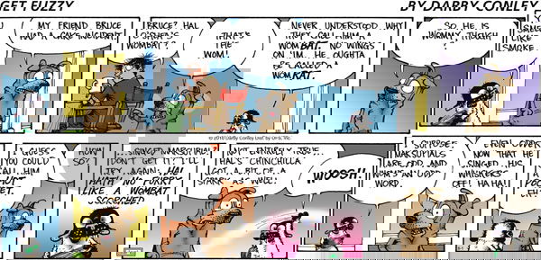 Get Fuzzy on Sunday August 1, 2010 Comic Strip