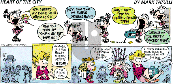 Heart of the City on Sunday October 14, 2001 Comic Strip