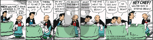 Mutt & Jeff - Wednesday July 15, 2020 Comic Strip