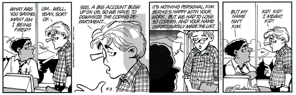 Doonesbury on Friday May 3, 1996 Comic Strip