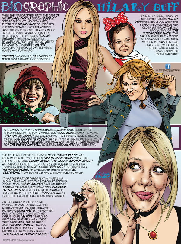 Biographic on Sunday May 8, 2011 Comic Strip