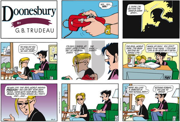Doonesbury on Sunday October 17, 1999 Comic Strip