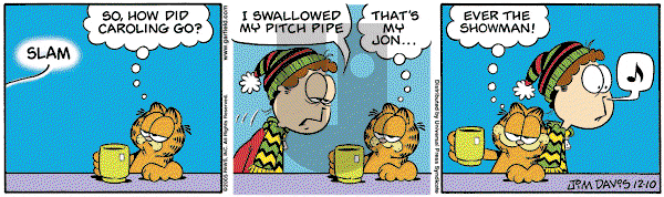 Garfield - Thursday December 1, 2005 Comic Strip