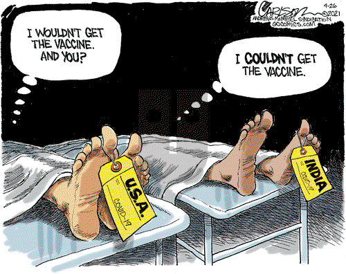 Stuart Carlson on Monday April 26, 2021 Comic Strip