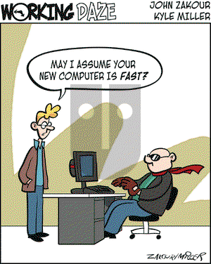 Working Daze on Tuesday April 29, 2008 Comic Strip