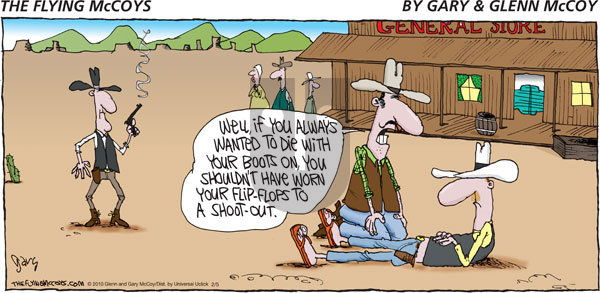 The Flying McCoys on Sunday February 5, 2012 Comic Strip