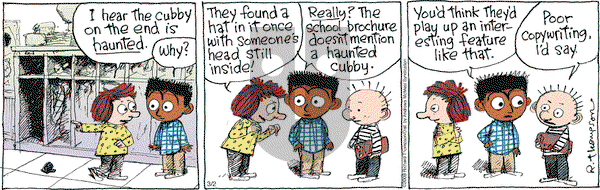 Cul de Sac on Friday March 2, 2018 Comic Strip