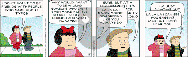 Nancy on Saturday February 8, 2020 Comic Strip