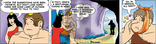 Alley Oop on Monday November 15, 2010 Comic Strip