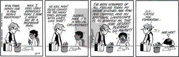 Doonesbury on Tuesday October 3, 1972 Comic Strip