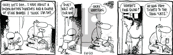 The Duplex on Monday March 27, 2000 Comic Strip