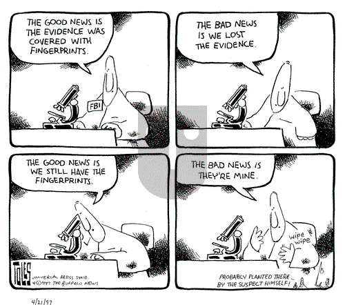 Tom Toles on Monday April 21, 1997 Comic Strip