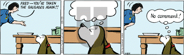 Fred Basset on Tuesday September 29, 2015 Comic Strip