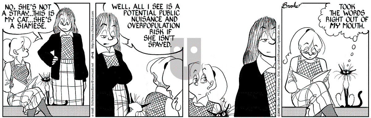 9 Chickweed Lane - Saturday October 12, 2002 Comic Strip