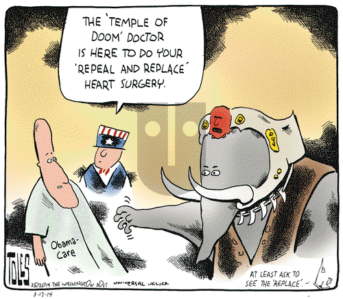 Tom Toles on Monday March 17, 2014 Comic Strip