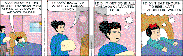 Nancy on Saturday November 30, 2019 Comic Strip