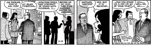 Alley Oop on Wednesday November 13, 1968 Comic Strip