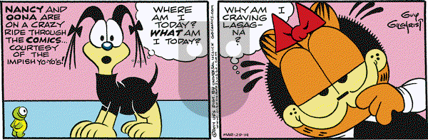 Nancy on Saturday March 29, 2014 Comic Strip